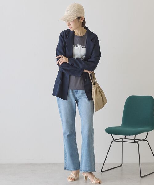 AMERICAN HOLIC（アメリカンホリック）の「フォトプリント半袖Tシャツ（Tシャツ/カットソー・レディース・オフホワイト/チャコールグレー/ホワイト系その他・M/L）」の14枚目の写真
