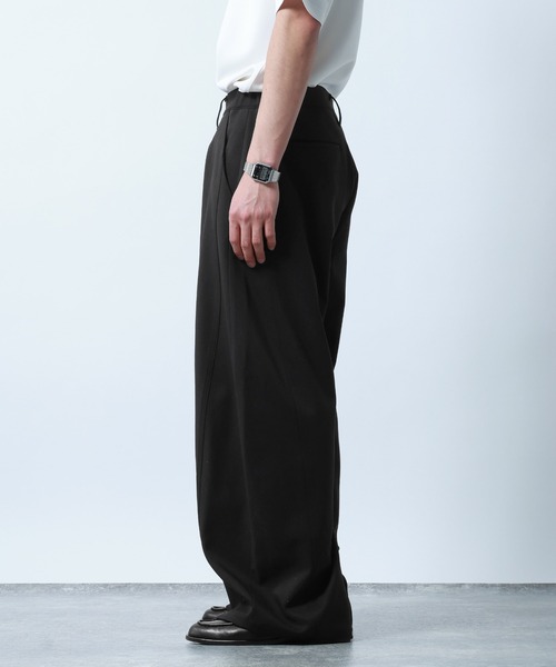 RAGEBLUE（レイジブルー）の「Super Curve Seam Barrel Pants/スーパーカーブシームツイルバレルパンツ（スラックス・メンズ・ブラック/ホワイト・SMALL/LARGE/MEDIUM）」の15枚目の写真