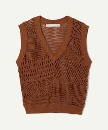 leinwande（ラインヴァンド）の「Landscape Crochet Vest（ベスト）」