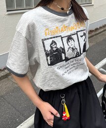 アソートプリントリンガーTシャツ