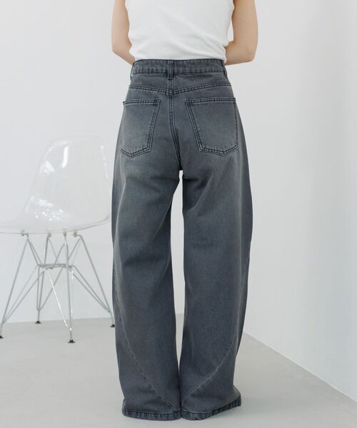 RETRO GIRL(レトロガール)の「メニーラインデニムパンツ(デニムパンツ・レディース・ライトブルー/ブラック・LARGE/MEDIUM)」の19枚目の写真