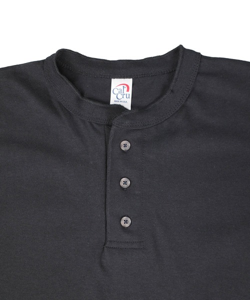 CalCru(カルクルー)の「【UT207】【Cal Cru/カルクルー】3BUTTON 7.2oz HENLEY T-SHIRTS(Tシャツ/カットソー・メンズ・ブラック/ホワイト・LARGE/X-LARGE)」の15枚目の写真