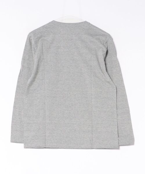 TONE SELECT WEAR（トーンセレクトウェア）の「CROSS&STITCH(クロスアンドステッチ) 6.2oz オープンエンド マックスウェイト ロングスリーブTシャツ リブ無し (OE1210)（Tシャツ/カットソー・メンズ・ホワイト/グレー/ネイビー/ブラック・SMALL/X-LARGE/MEDIUM/LARGE）」の5枚目の写真