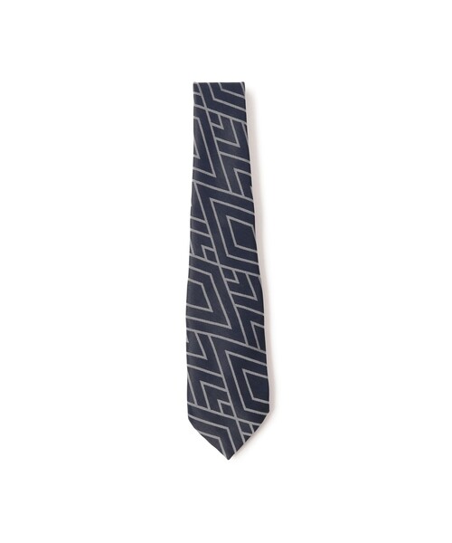 BEAMS PLUS(ビームスプラス)の「Diamond PatternTie(ネクタイ・メンズ・グリーン/ネイビー・ONE SIZE)」の2枚目の写真