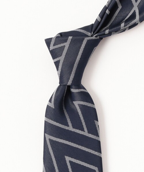 BEAMS PLUS(ビームスプラス)の「Diamond PatternTie(ネクタイ・メンズ・グリーン/ネイビー・ONE SIZE)」の5枚目の写真