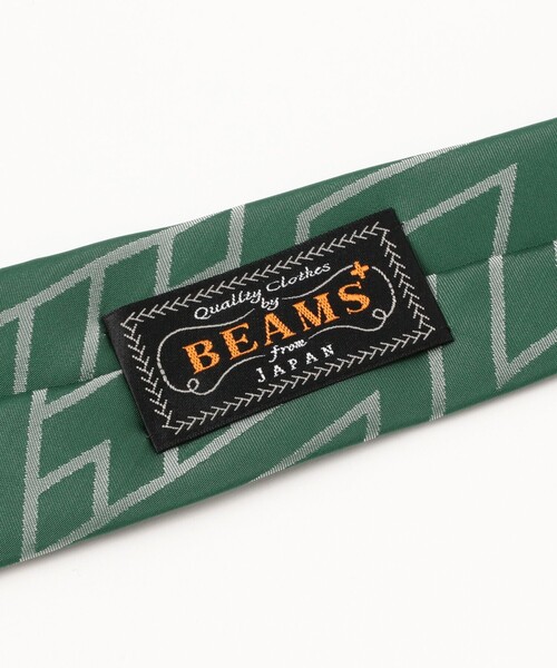 BEAMS PLUS(ビームスプラス)の「Diamond PatternTie(ネクタイ・メンズ・グリーン/ネイビー・ONE SIZE)」の7枚目の写真