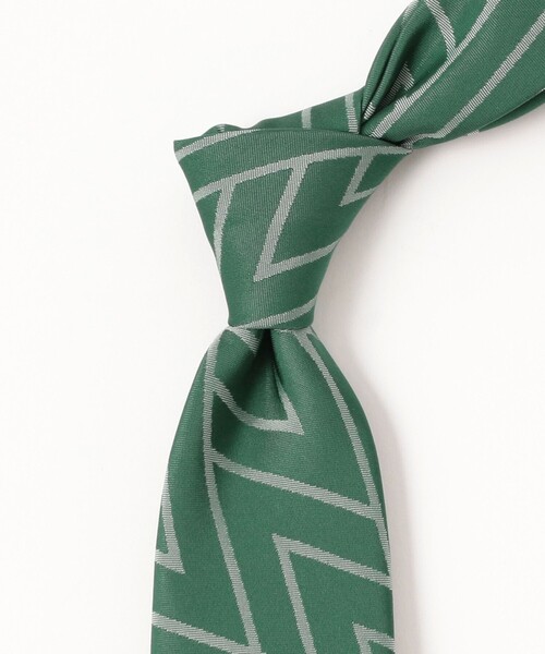 BEAMS PLUS(ビームスプラス)の「Diamond PatternTie(ネクタイ・メンズ・グリーン/ネイビー・ONE SIZE)」の8枚目の写真