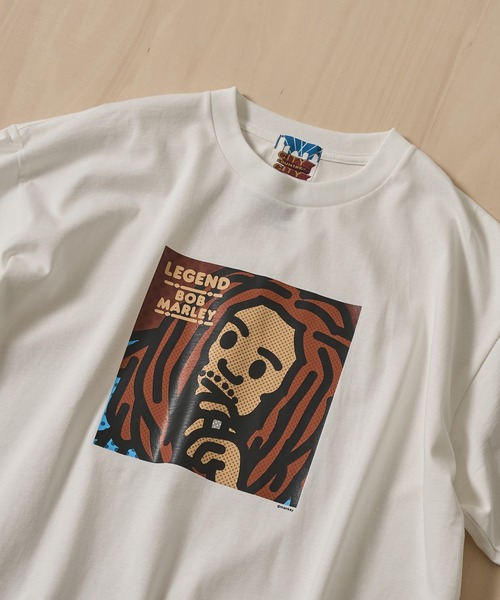 CITY COUNTRY CITY(シティーカントリーシティー)の「【CITY COUNTRY CITY/シティカントリーシティ】CITY COUNTRY CITY x BOB MARLEY_COTTON T-SHIRT_LEGEND(Tシャツ/カットソー・メンズ・ホワイト/ブラック・M/L)」の11枚目の写真