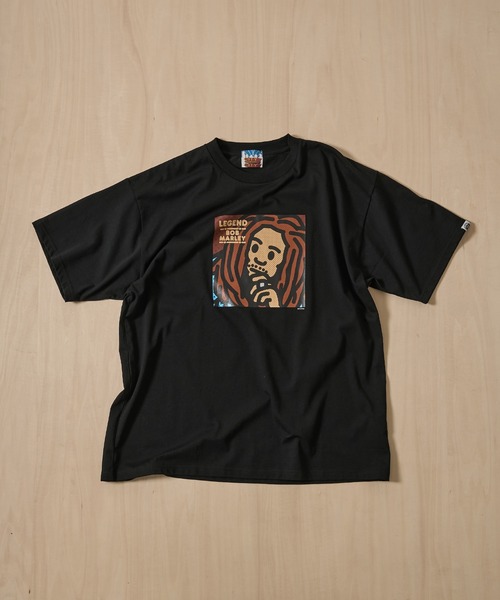CITY COUNTRY CITY(シティーカントリーシティー)の「【CITY COUNTRY CITY/シティカントリーシティ】CITY COUNTRY CITY x BOB MARLEY_COTTON T-SHIRT_LEGEND(Tシャツ/カットソー・メンズ・ホワイト/ブラック・M/L)」の14枚目の写真