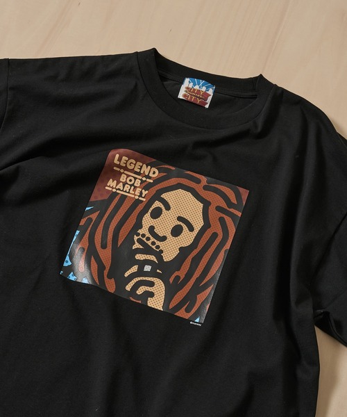 CITY COUNTRY CITY(シティーカントリーシティー)の「【CITY COUNTRY CITY/シティカントリーシティ】CITY COUNTRY CITY x BOB MARLEY_COTTON T-SHIRT_LEGEND(Tシャツ/カットソー・メンズ・ホワイト/ブラック・M/L)」の15枚目の写真