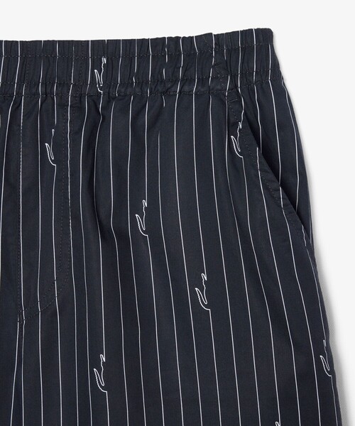 LACOSTE(ラコステ)の「チョークストライププリントツイルショーツ(その他パンツ・メンズ・ブラック・2/3/5/4)」の3枚目の写真