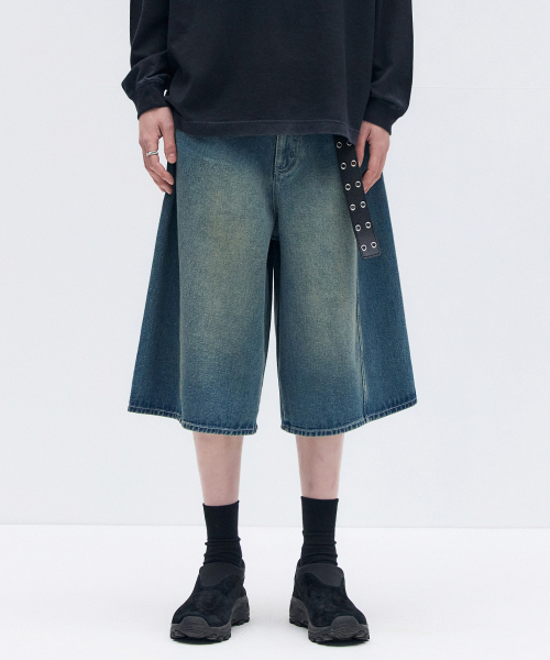 MAISON MINED(メゾンミネド)の「BACK-POINT BERMUDA PANTS BLUE(その他パンツ・メンズ・その他・SMALL/MEDIUM/LARGE)」の6枚目の写真