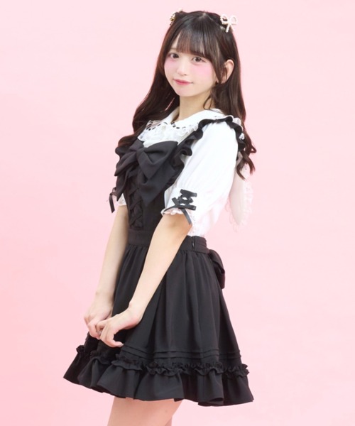 Secret Honey（シークレットハニー）の「レースうさみみブラウス（シャツ/ブラウス・レディース・ホワイト×ブラック/オフホワイト・MEDIUM）」の9枚目の写真