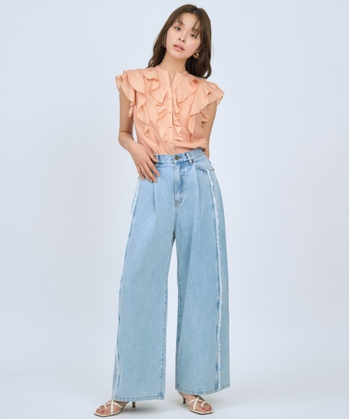 セール】AND COUTURE｜アンドクチュールのデニムパンツ（ブルー