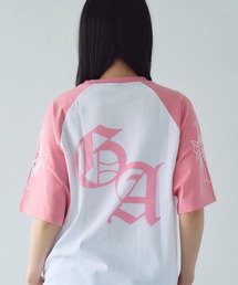 GA Raglan 刺繍&Print Tee