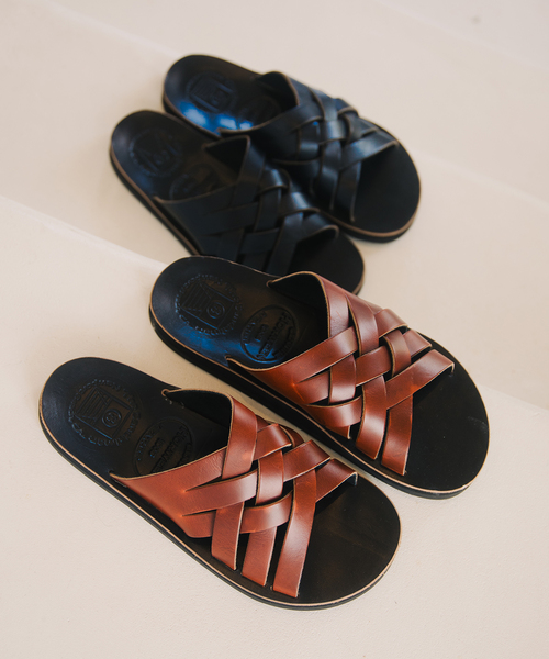 THE SANDALMAN（サンダルマン）の「THE SANDALMAN / サンダルマン 別注 クロムエクセル ウィーブ（サンダル・メンズ・ブラウン/ブラック・90/80/70）」の5枚目の写真