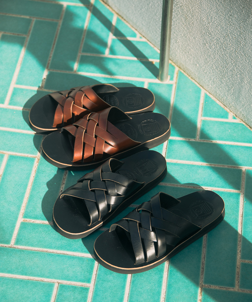 THE SANDALMAN（サンダルマン）の「THE SANDALMAN / サンダルマン 別注 クロムエクセル ウィーブ（サンダル・メンズ・ブラウン/ブラック・90/80/70）」の6枚目の写真