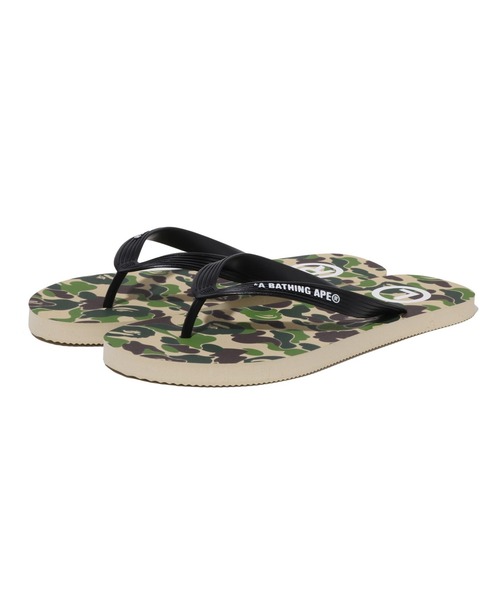 A BATHING APE(アベイシングエイプ)の「ABC CAMO BEACH SANDALS(サンダル・メンズ・ブルー/グリーン・SMALL/LARGE/MEDIUM)」の5枚目の写真