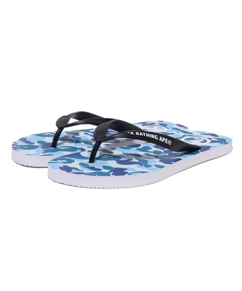 A BATHING APE(アベイシングエイプ)の「ABC CAMO BEACH SANDALS(サンダル・メンズ・ブルー/グリーン・SMALL/LARGE/MEDIUM)」の6枚目の写真