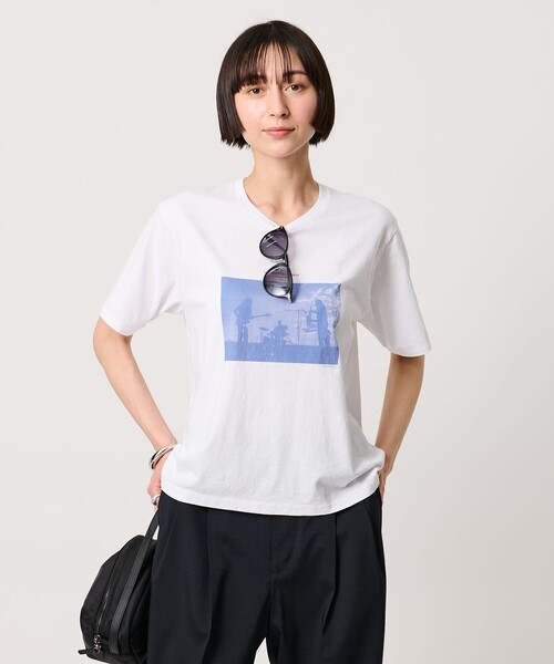 TICCA(ティッカ)の「<TICCA>バンド プリント Tシャツ(Tシャツ/カットソー・レディース・ダークグレー/ホワイト/レッド・FREE)」の7枚目の写真