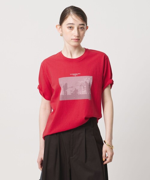 TICCA(ティッカ)の「<TICCA>バンド プリント Tシャツ(Tシャツ/カットソー・レディース・ダークグレー/ホワイト/レッド・FREE)」の10枚目の写真