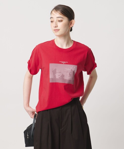 TICCA(ティッカ)の「<TICCA>バンド プリント Tシャツ(Tシャツ/カットソー・レディース・ダークグレー/ホワイト/レッド・FREE)」の11枚目の写真