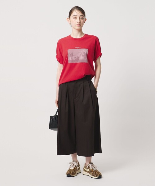 TICCA(ティッカ)の「<TICCA>バンド プリント Tシャツ(Tシャツ/カットソー・レディース・ダークグレー/ホワイト/レッド・FREE)」の12枚目の写真