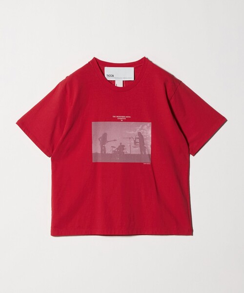 TICCA(ティッカ)の「<TICCA>バンド プリント Tシャツ(Tシャツ/カットソー・レディース・ダークグレー/ホワイト/レッド・FREE)」の22枚目の写真