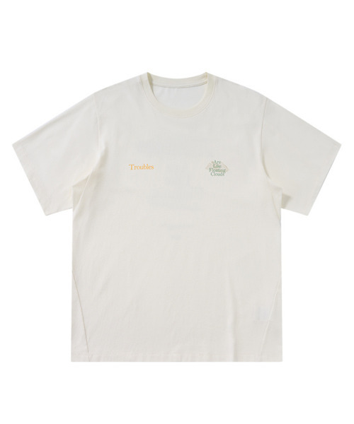 BUTTON SEOUL(ボタンソウル)の「クラウドドリフトテックエアショートスリーブ (4カラー)(Tシャツ/カットソー・メンズ・アイボリー/ブラック/チャコール/グリーン・X-LARGE/SMALL/MEDIUM/LARGE)」の5枚目の写真