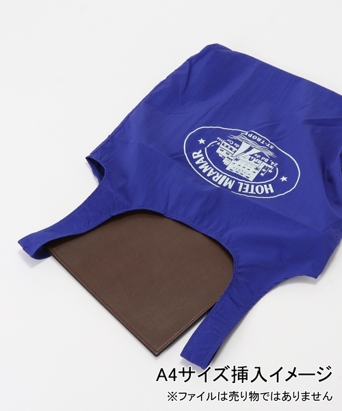 plage(プラージュ)の「mini nylon bag(トートバッグ・レディース・サックスブルー/イエロー系その他/ホワイト/ネイビー/オレンジ・FREE)」の22枚目の写真