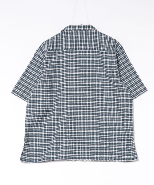 Carhartt（カーハート）の「Carhartt WIP/カーハートダブリューアイピー 半袖 シャツ チェック柄 ショートスリーブカンダーシャツ S/S Kander Shirt I036194（シャツ/ブラウス・メンズ・グリーン/ブルー・S/M/L）」の3枚目の写真