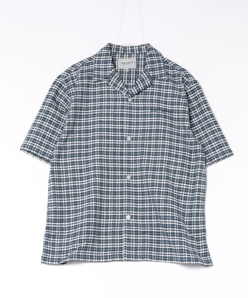 Carhartt（カーハート）の「Carhartt WIP/カーハートダブリューアイピー 半袖 シャツ チェック柄 ショートスリーブカンダーシャツ S/S Kander Shirt I036194（シャツ/ブラウス・メンズ・グリーン/ブルー・S/M/L）」の7枚目の写真