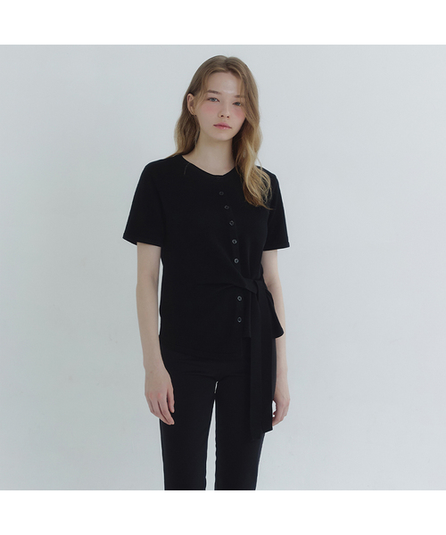 MICANE(ミケーネ)の「アベリオラストラップカーディガン(カーディガン/ボレロ・レディース・ブラック/クリーム・SMALL/MEDIUM/LARGE/X-LARGE)」の1枚目の写真