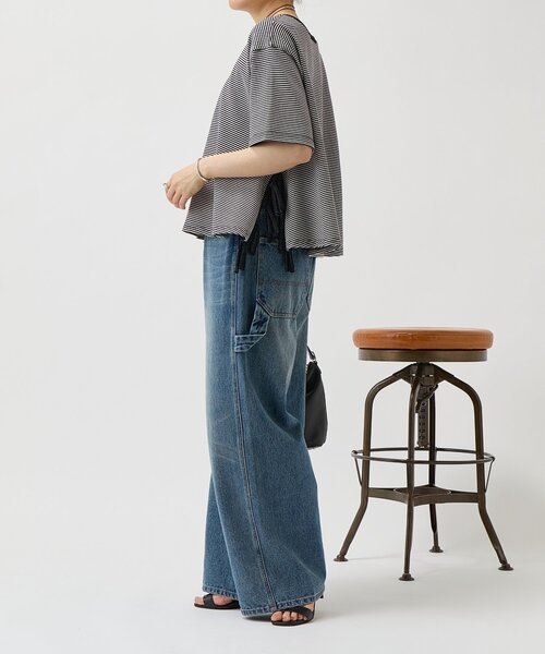BEARDSLEY（ビアズリー）の「サイドフリンジニットTee（Tシャツ/カットソー・レディース・ブラック/レッド・FREE）」の11枚目の写真