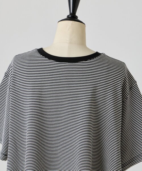 BEARDSLEY（ビアズリー）の「サイドフリンジニットTee（Tシャツ/カットソー・レディース・ブラック/レッド・FREE）」の18枚目の写真