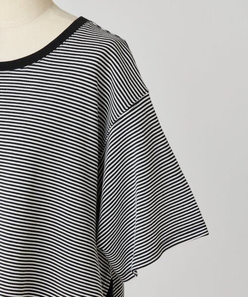 BEARDSLEY（ビアズリー）の「サイドフリンジニットTee（Tシャツ/カットソー・レディース・ブラック/レッド・FREE）」の20枚目の写真