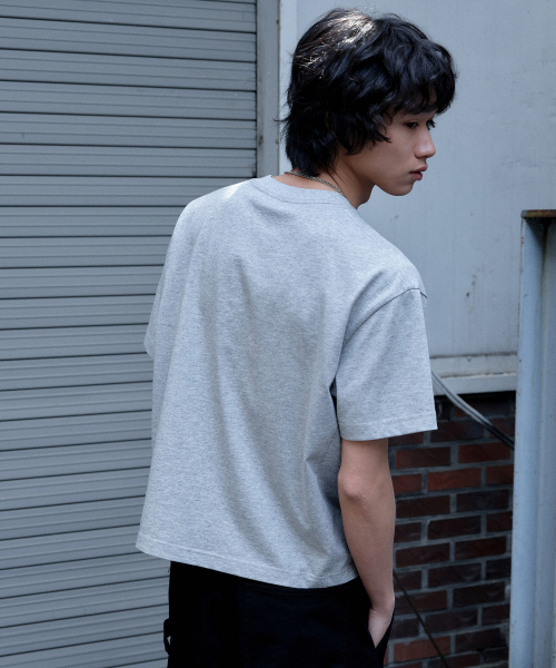 JUAN HOMME(ジュアンオム)の「クロップフィットコンパクトハーフスリーブ(メランジグレー)(Tシャツ/カットソー・メンズ・その他・SMALL/MEDIUM/LARGE)」の5枚目の写真