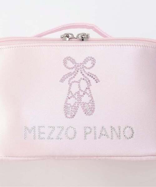 mezzo piano（メゾピアノ）の「【バレエ】キラキラ　ヘアメイクポーチ（バックパック/リュック・キッズ・ライトピンク/サックスブルー・F）」の6枚目の写真
