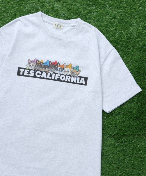 The Endless Summer(エンドレスサマー)の「TES SEVENS BUHI BOX LOGO T-SHIRT/ Tシャツ(Tシャツ/カットソー・メンズ・ブラック/アイボリー/グレー/ホワイト/ネイビー・SMALL/MEDIUM/LARGE/X-LARGE/XX-LARGE)」の5枚目の写真