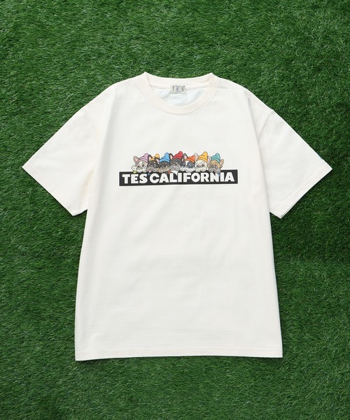 The Endless Summer(エンドレスサマー)の「TES SEVENS BUHI BOX LOGO T-SHIRT/ Tシャツ(Tシャツ/カットソー・メンズ・ブラック/アイボリー/グレー/ホワイト/ネイビー・SMALL/MEDIUM/LARGE/X-LARGE/XX-LARGE)」の9枚目の写真