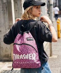 THRASHER（スラッシャー）の「【THRASHER/スラッシャー】レオパード フロントポケット ナップサック（バックパック/リュック）」