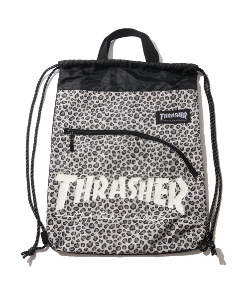 THRASHER(スラッシャー)の「【THRASHER/スラッシャー】レオパード フロントポケット ナップサック(バックパック/リュック・メンズ・ベージュ系その他2/ベージュ系その他/ピンク系その他2/ピンク系その他/ホワイト系その他2/ホワイト系その他・FREE)」の14枚目の写真