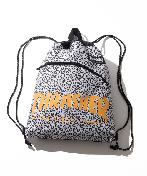 THRASHER(スラッシャー)の「【THRASHER/スラッシャー】レオパード フロントポケット ナップサック(バックパック/リュック・メンズ・ベージュ系その他2/ベージュ系その他/ピンク系その他2/ピンク系その他/ホワイト系その他2/ホワイト系その他・FREE)」の11枚目の写真