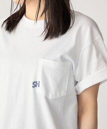 SHIPS（シップス）の「【WEB限定】SHIPS: エンブロイダリー SHロゴ ポケット Tシャツ（Tシャツ/カットソー）」
