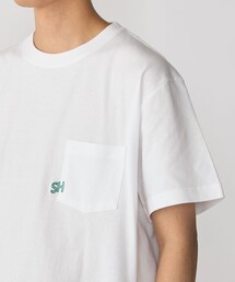 SHIPS（シップス）の「【WEB限定】SHIPS: エンブロイダリー SHロゴ ポケット Tシャツ（Tシャツ/カットソー）」