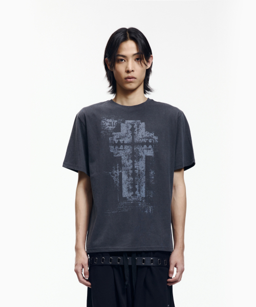 AAKAM(アーカム)の「Razor Cross Half Top (Charcoal)(Tシャツ/カットソー・レディース・その他・2/1/3)」の6枚目の写真