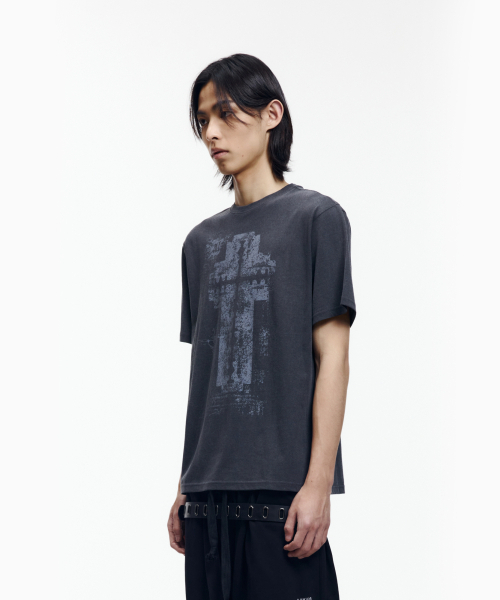 AAKAM(アーカム)の「Razor Cross Half Top (Charcoal)(Tシャツ/カットソー・レディース・その他・2/1/3)」の7枚目の写真