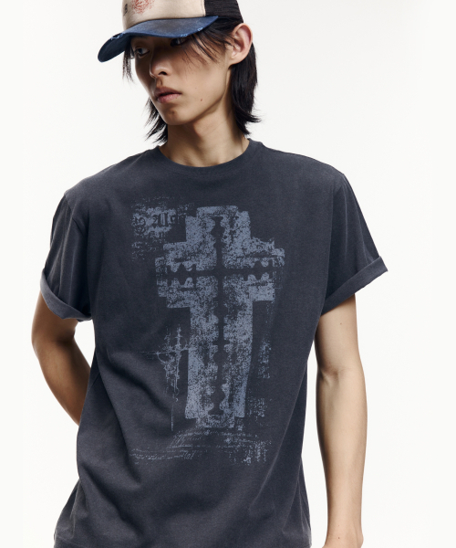AAKAM(アーカム)の「Razor Cross Half Top (Charcoal)(Tシャツ/カットソー・レディース・その他・2/1/3)」の9枚目の写真
