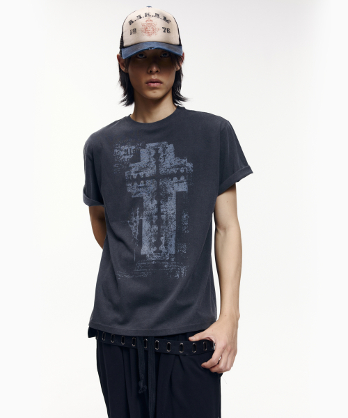AAKAM(アーカム)の「Razor Cross Half Top (Charcoal)(Tシャツ/カットソー・レディース・その他・2/1/3)」の10枚目の写真