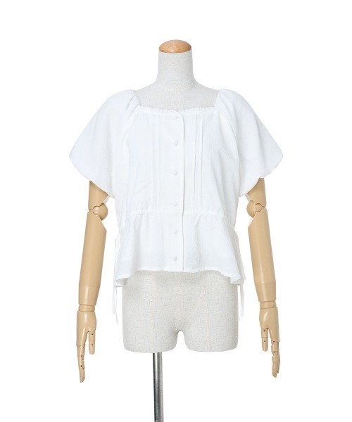 F i.n.t(フィント)の「リップルペプラムブラウス/fint フィント(シャツ/ブラウス・レディース・ライトブルー/オフホワイト/ライトイエロー・FREE)」の16枚目の写真